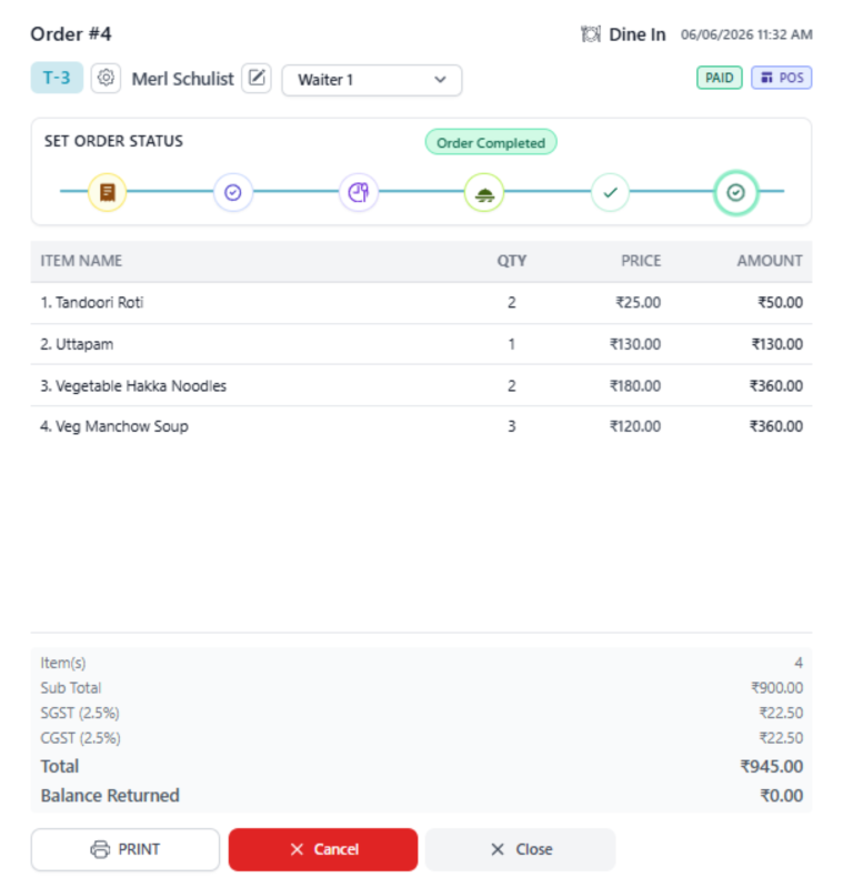 Effortless Menu Management